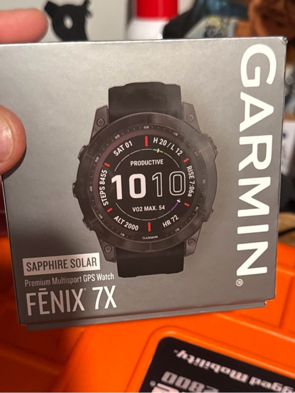 Garmin Fenix 7X Solar GPS Watch - Black